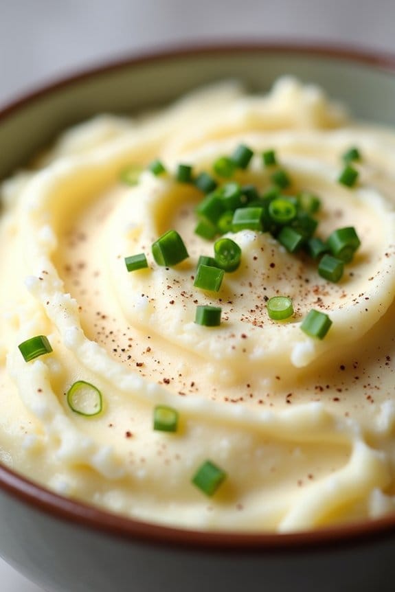 creamy low carb cauliflower mash