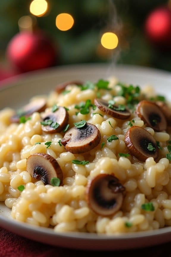 creamy mushroom risotto delight