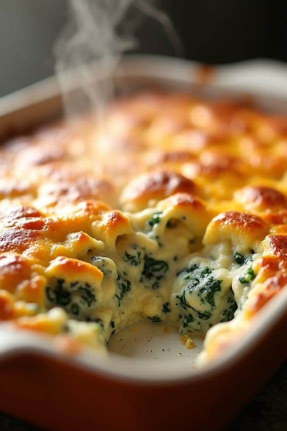 creamy spinach artichoke dip