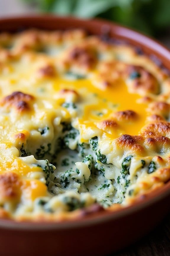 creamy spinach artichoke dip