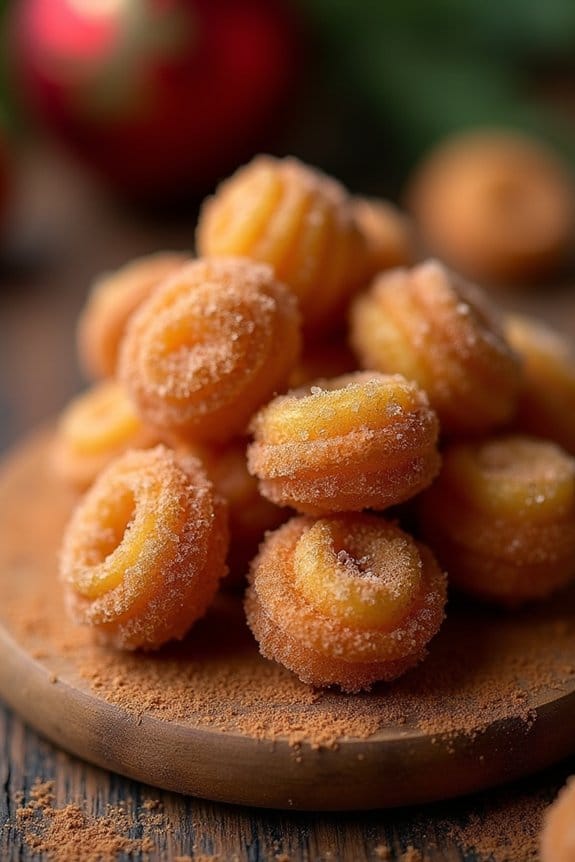 crispy cinnamon sugar bites