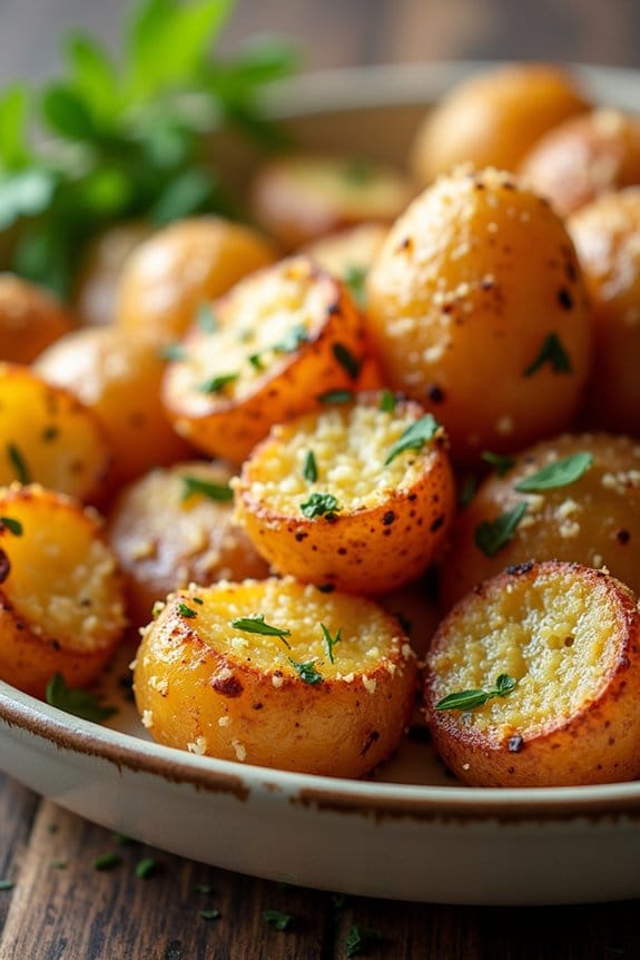 crispy parmesan roasted potatoes