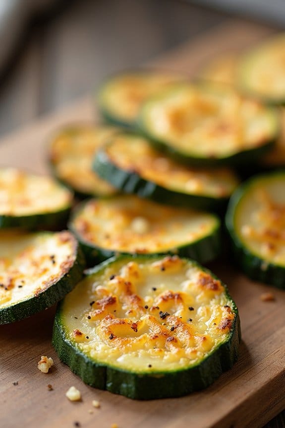 crispy zucchini parmesan appetizer