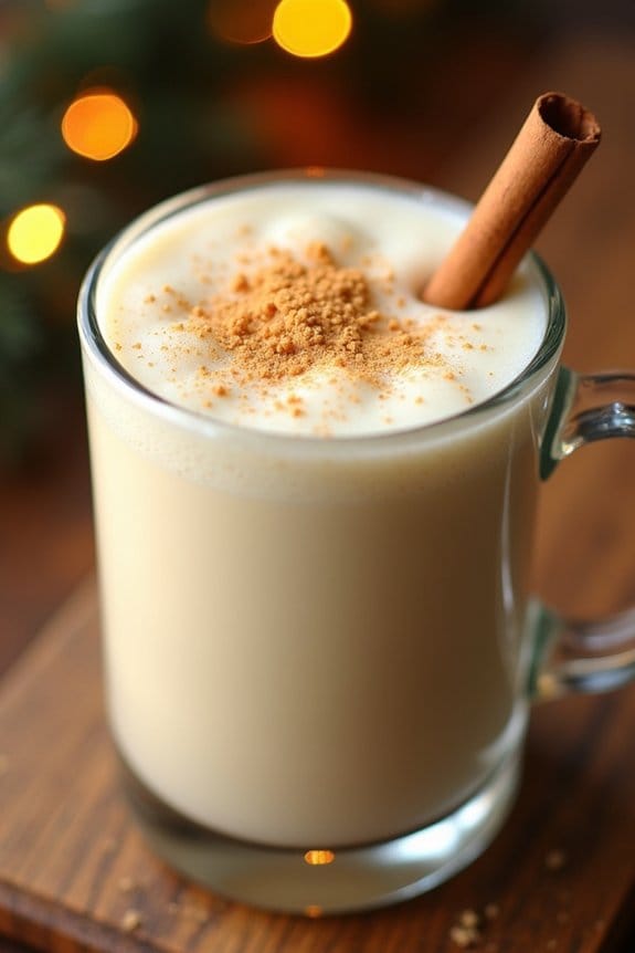 dairy free festive coconut beverage