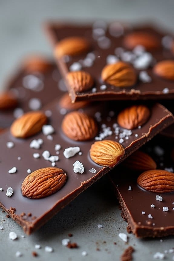 decadent dark chocolate bark