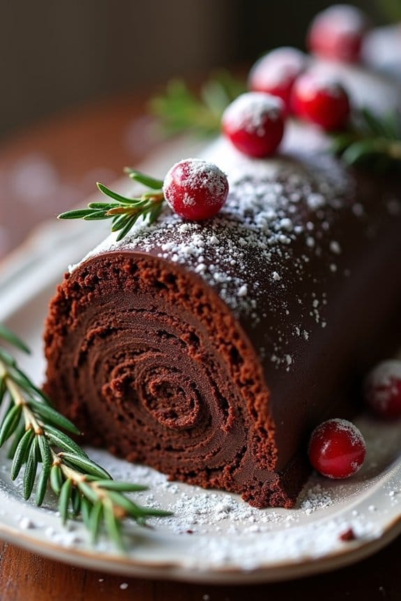 decadent festive chocolate dessert