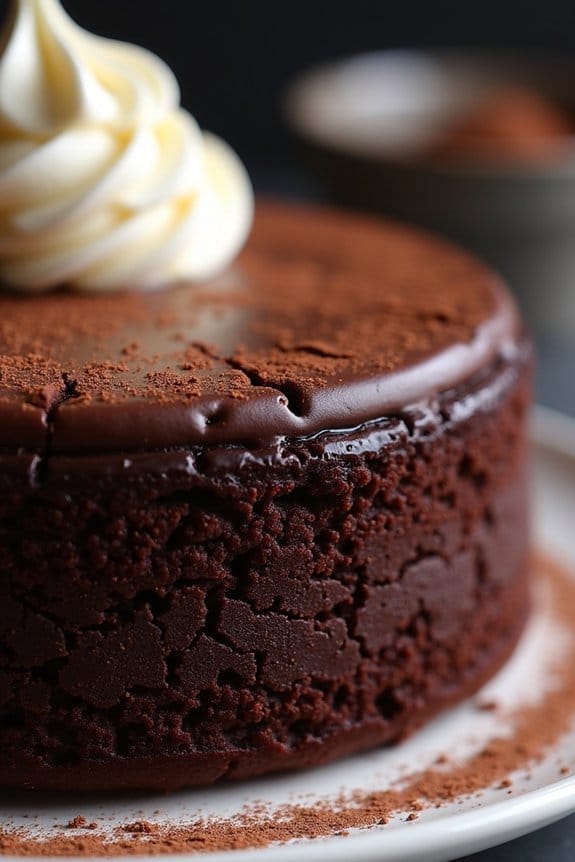 decadent gluten free chocolate cake