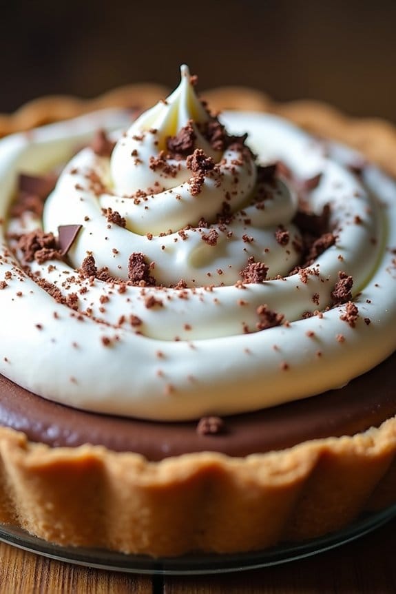 decadent mocha cream pie