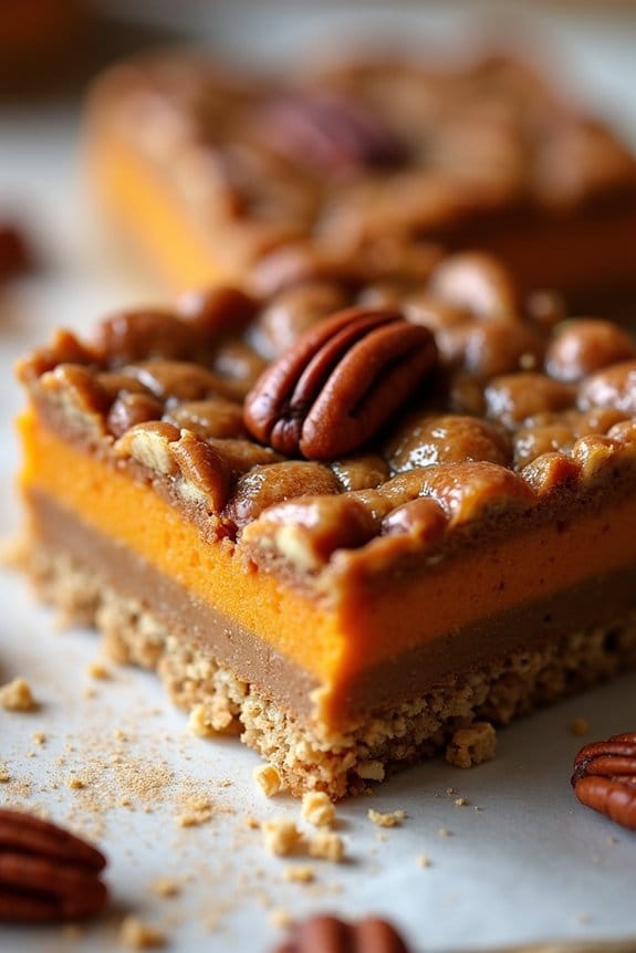 delicious holiday sweet potato bars