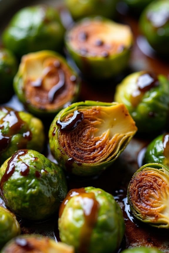 delicious roasted brussels sprouts