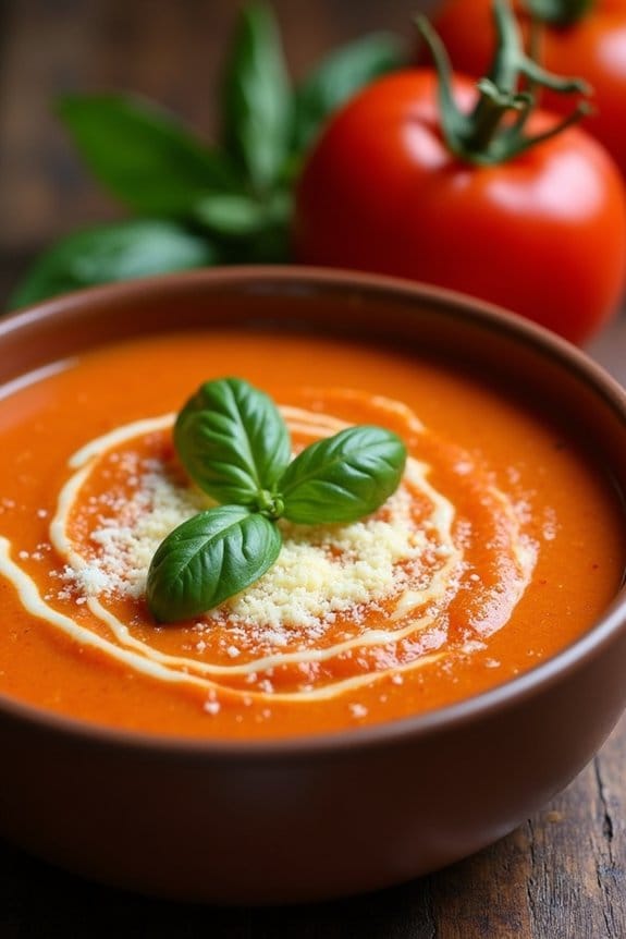 delightful creamy tomato soup