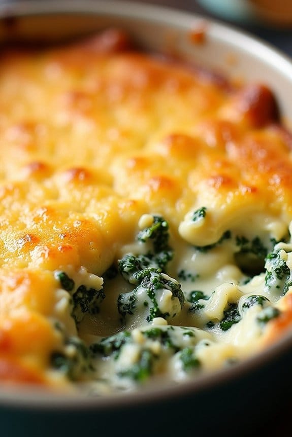 delightful festive spinach dip