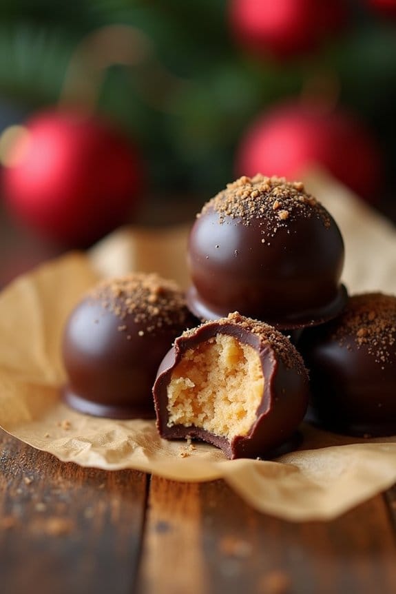 delightful holiday eggnog truffles