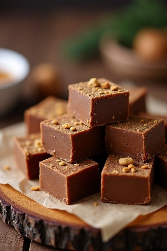 delightful holiday gingerbread fudge