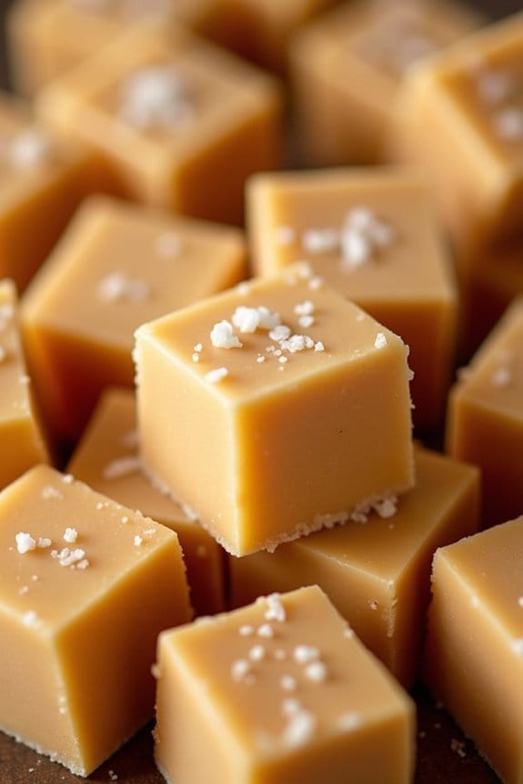 delightful salted caramel fudge