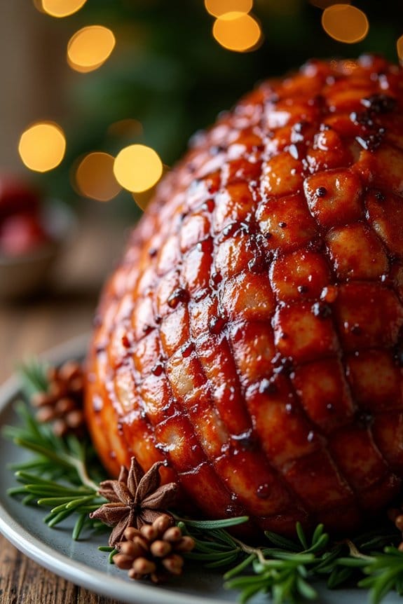 easy holiday glazed ham