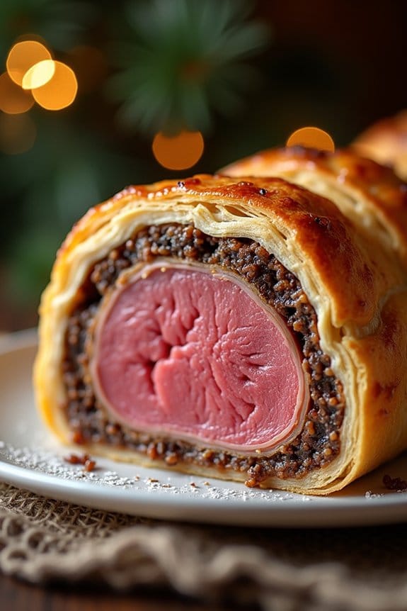 elegant festive beef dish