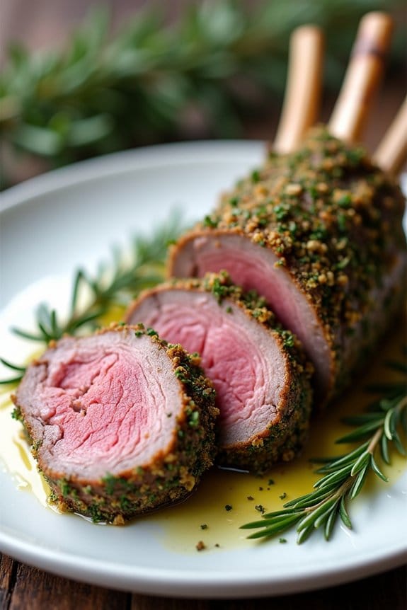 elegant gluten free lamb dish