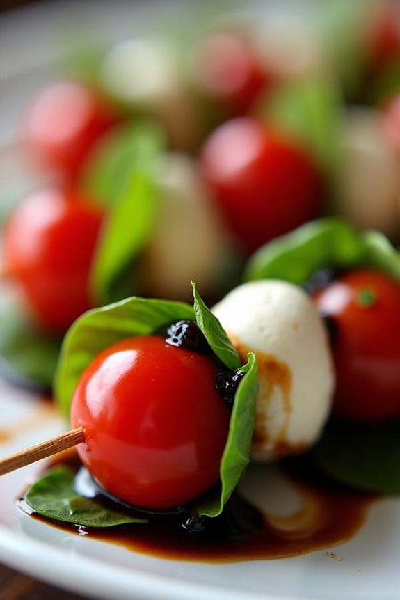 elegant italian appetizer skewers