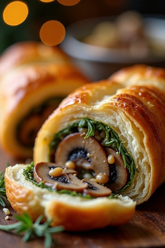 elegant vegetarian holiday dish