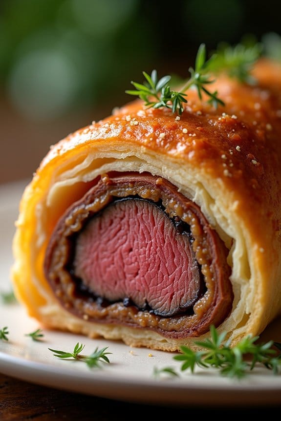 exquisite beef tenderloin dish