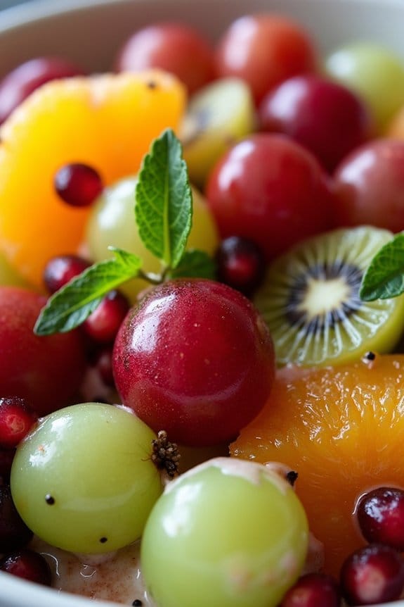 festive and healthy fruit salad