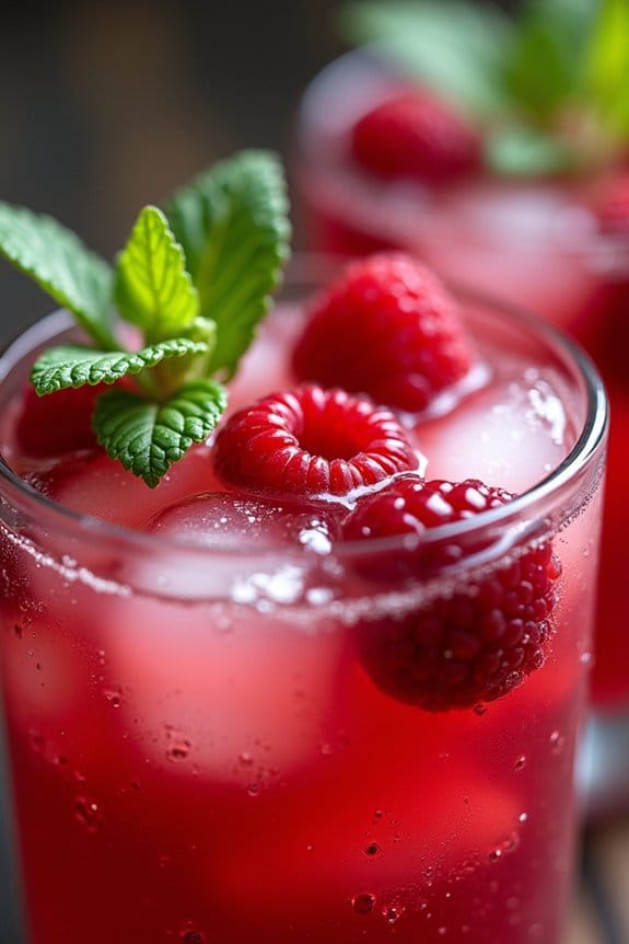 festive berry holiday punch