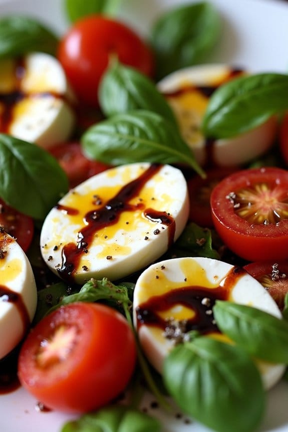 festive caprese salad delight