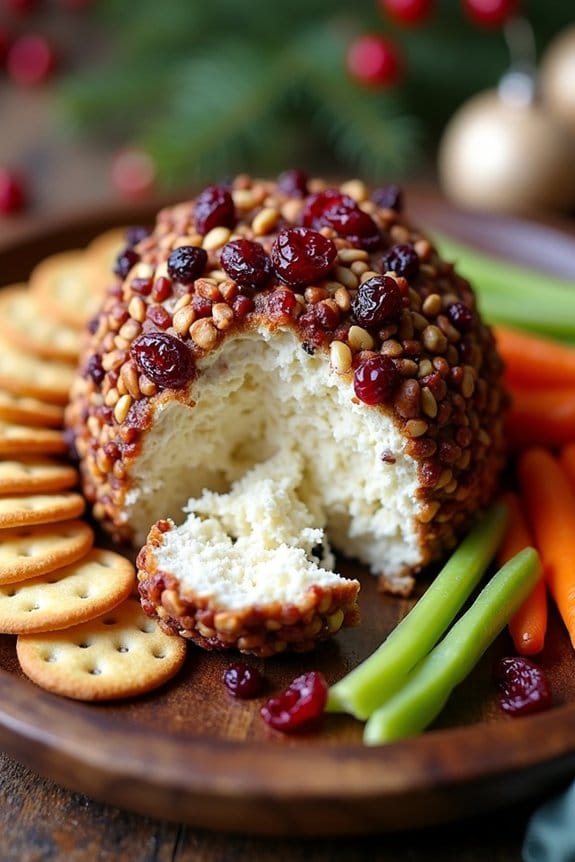 festive cheese ball delight
