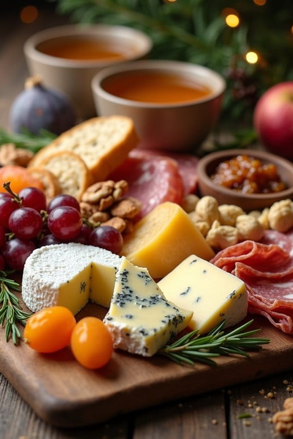 festive cheese board delight
