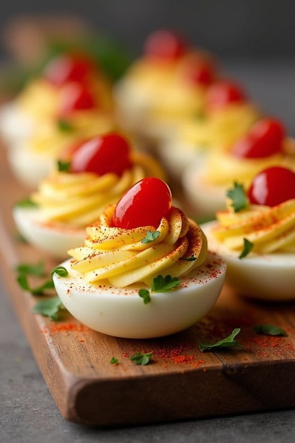 festive deviled eggs recipe