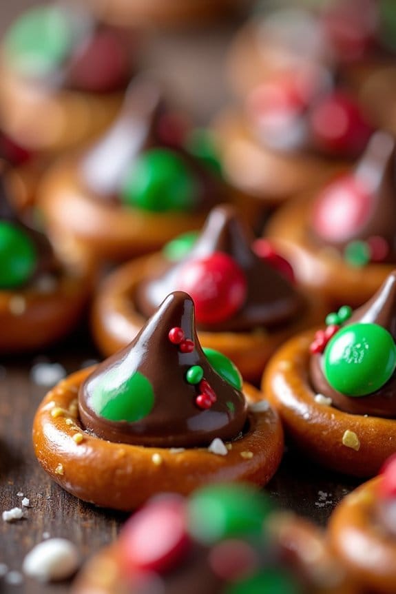 festive easy pretzel treats