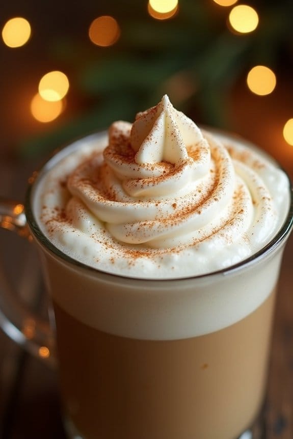 festive eggnog latte recipe