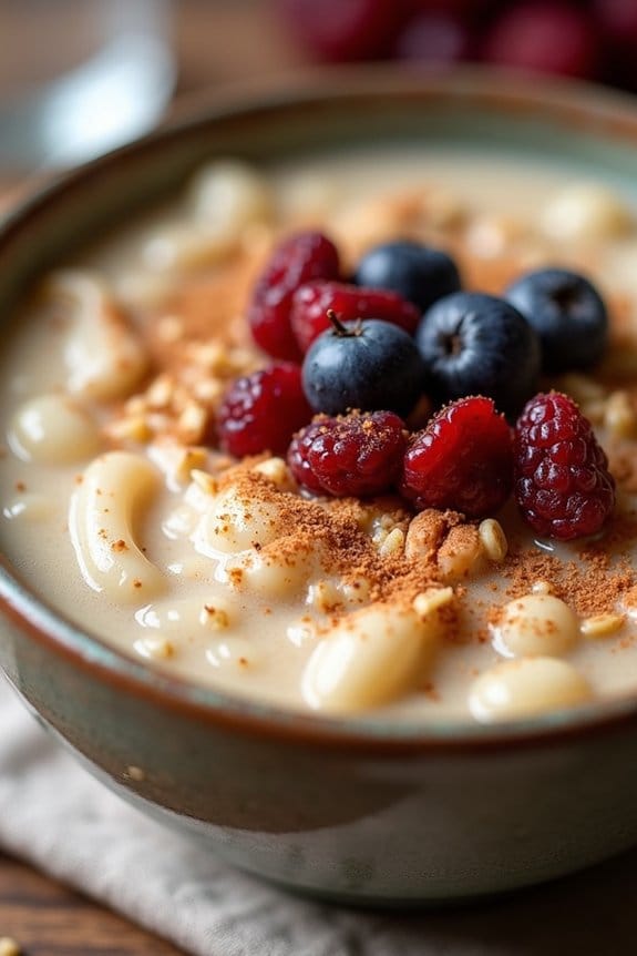 festive eggnog oats recipe