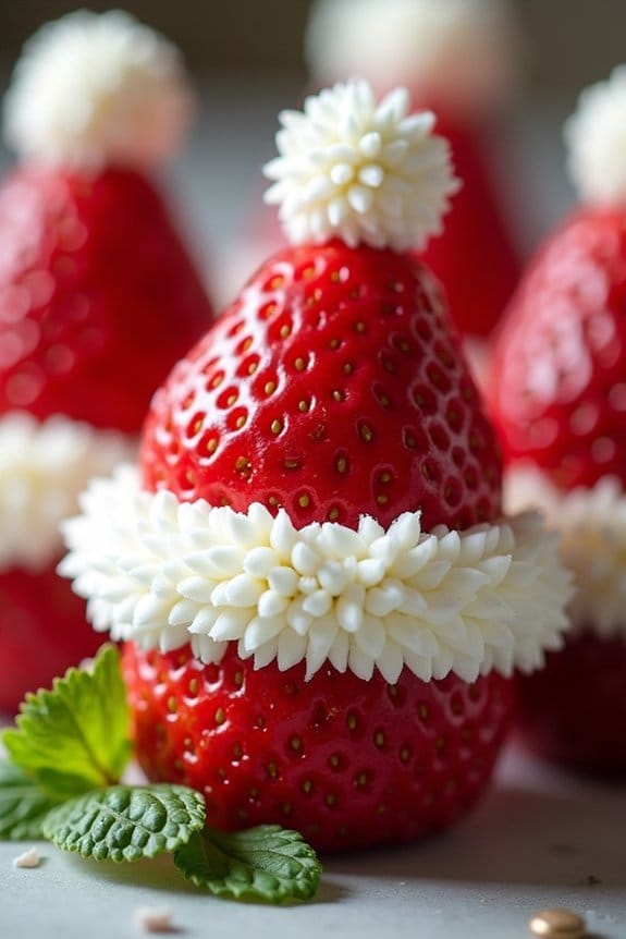 festive fruit dessert bites