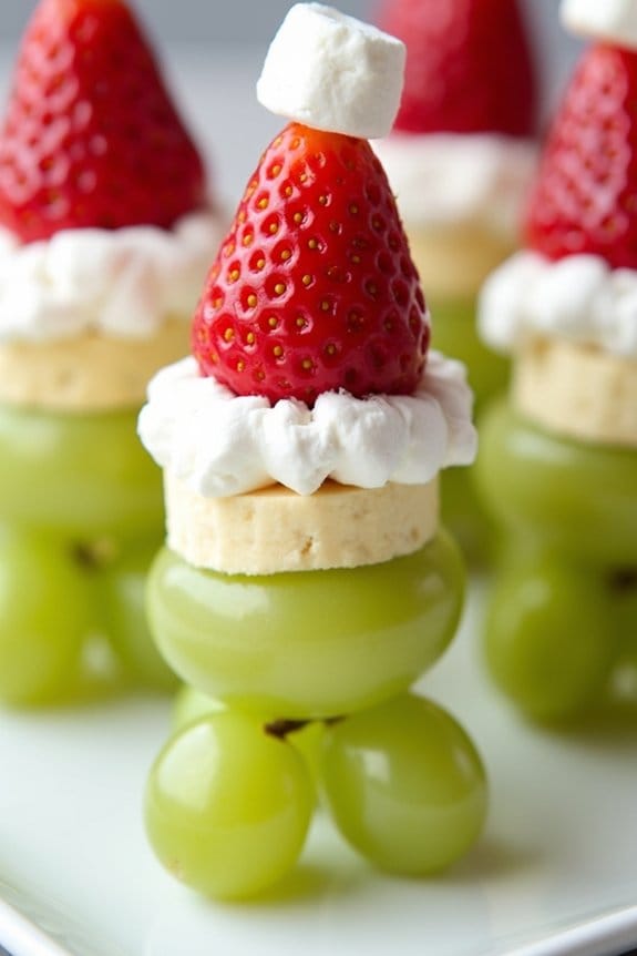 festive fruit kabob snack