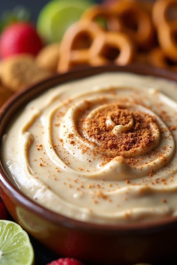 festive gingerbread cookie dip
