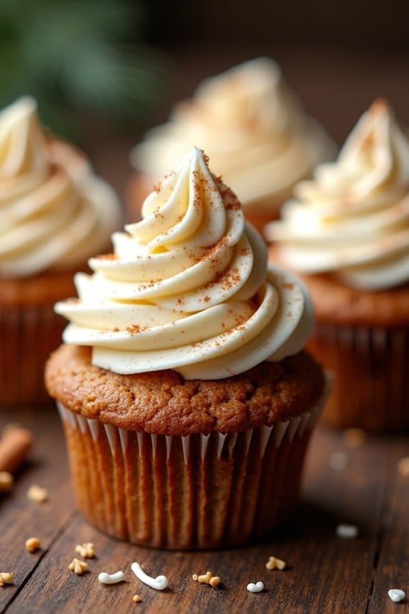 festive gingerbread cupcake recipe