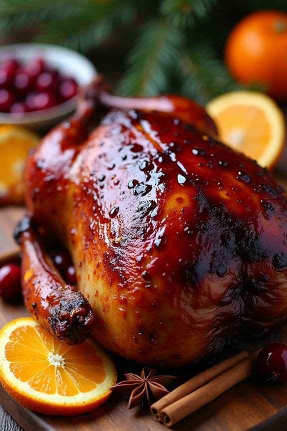 festive glazed duck recipe