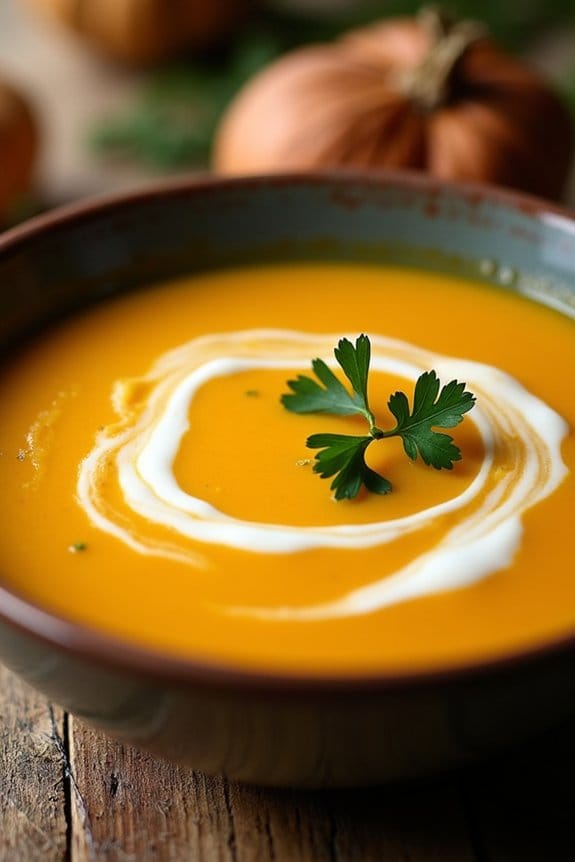 festive gluten free butternut soup