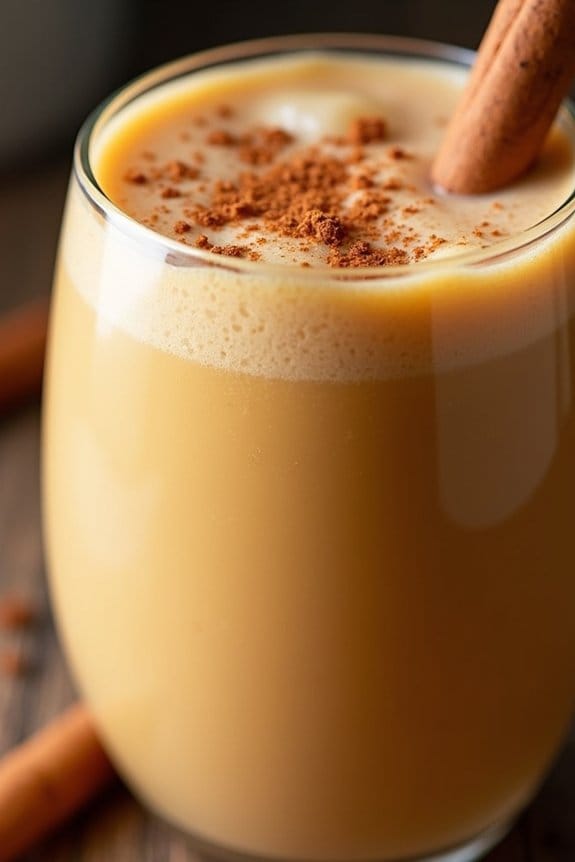 festive healthy pumpkin smoothie