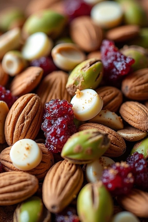 festive healthy snack mix
