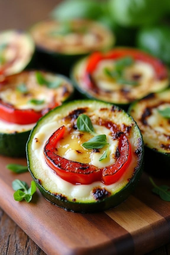 festive healthy vegetable roll ups