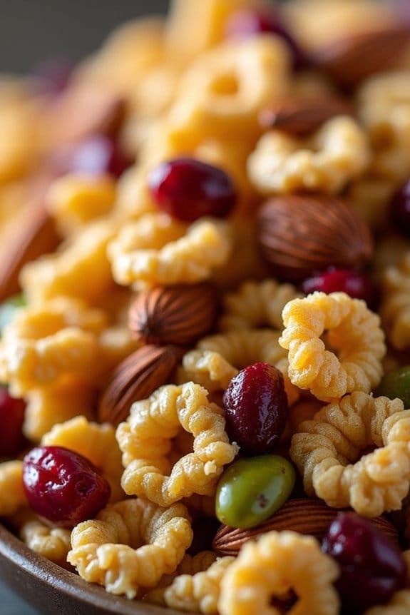 festive holiday snack mix