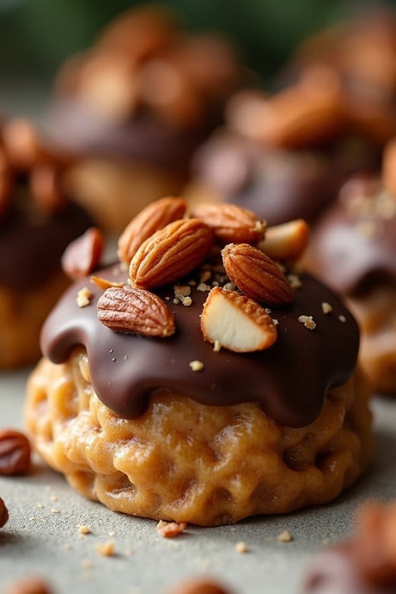 festive homemade almond toffee