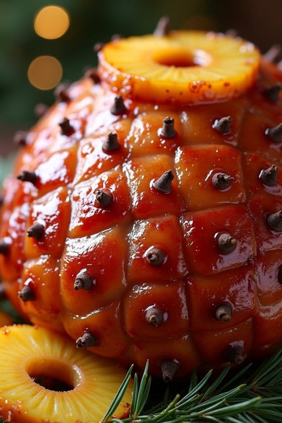 festive honey glazed ham recipe