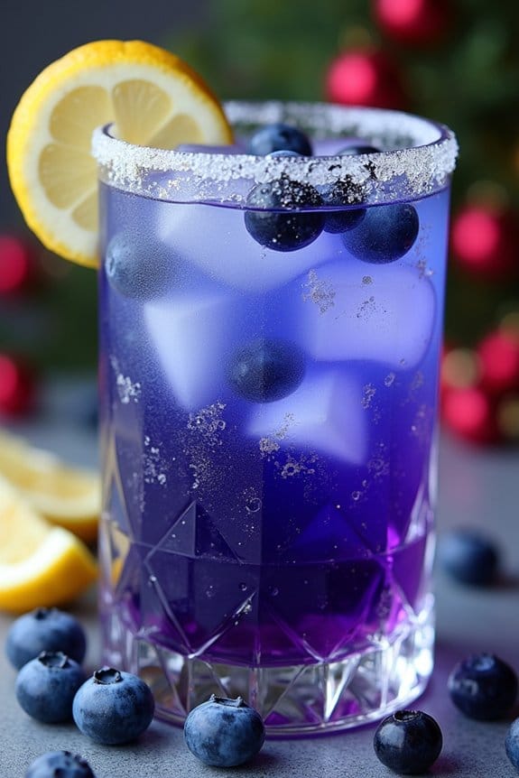 festive non alcoholic mocktail