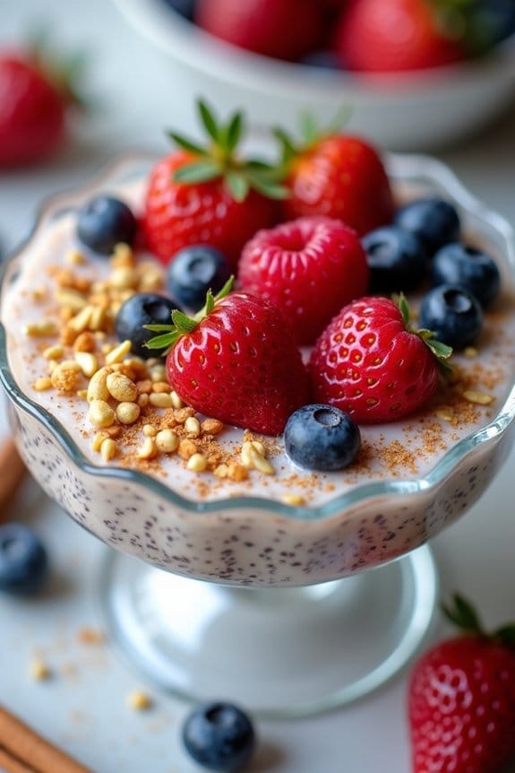 festive nutritious chia pudding