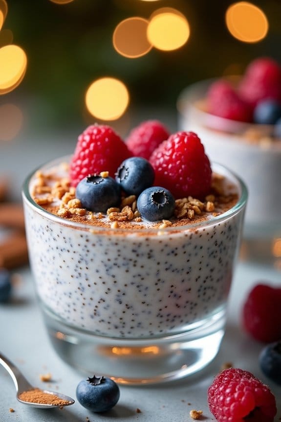 festive nutritious chia pudding