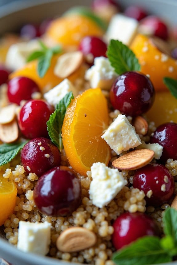 festive nutritious quinoa salad